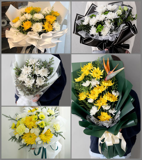 广东梅州市大埔县桃源镇白事花束代送